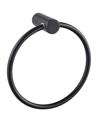 Кольцо для полотенец Haiba HB8404-7 Черное матовое