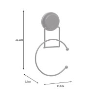 Кольцо для полотенца Fixsen Magic Black FX-45011 Черный матовый