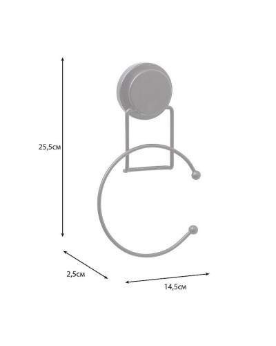 Кольцо для полотенца Fixsen Magic Black FX-45011 Черный матовый