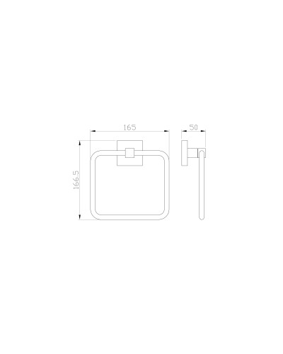 Кольцо для полотенец WONZON & WOGHAND, WONZON & WOGHAND, Темное золото (WW-8913-DG)