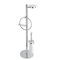 Комплект для туалета хром, swarovski Cezares Olimp OLIMP-WBS-01-Sw