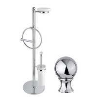 Комплект для туалета хром, металл Cezares Olimp OLIMP-WBS-01-M
