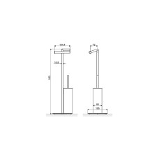 Напольная стойка Excellent Kobo DOEX.1750CR Хром