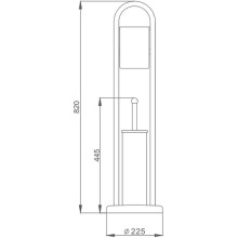 Напольная стойка Haiba HB903 Хром