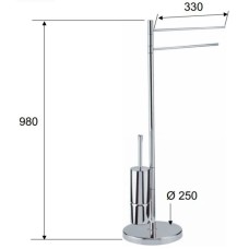 Комплект для туалета Remer Bagno RB555CR