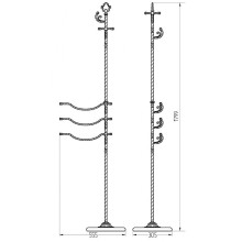 Напольная стойка Migliore Edera 16908 Бронза