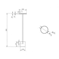 Напольная стойка Abber Stein AS1634 Белая