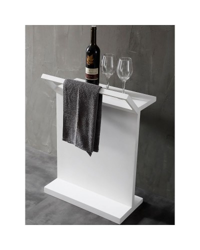 Столик Abber Stein AS1637 с полотенцедержателем Белый