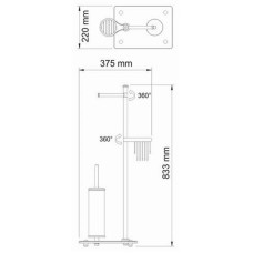 Комплект для туалета WasserKRAFT K1264B