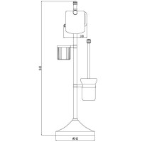 Комплект для туалета Savol S-0Y580C
