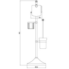 Комплект для туалета Savol S-0Y580C