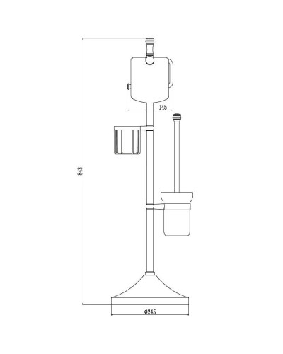 Комплект для туалета Savol S-0Y580C