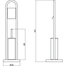 Комплект для туалета Savol S-00Y708