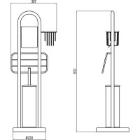 Комплект для туалета Savol S-00Y709