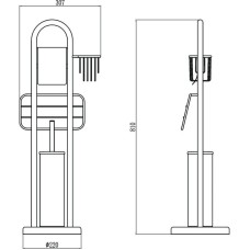 Комплект для туалета Savol S-00Y709