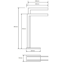 Напольная стойка Bemeta Beta 132836022 Хром