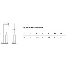 Комплект для туалета Excellent Riko DOEX.1650BL