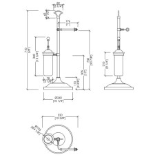 Комплект для туалета Devon&Devon Single SL12CR