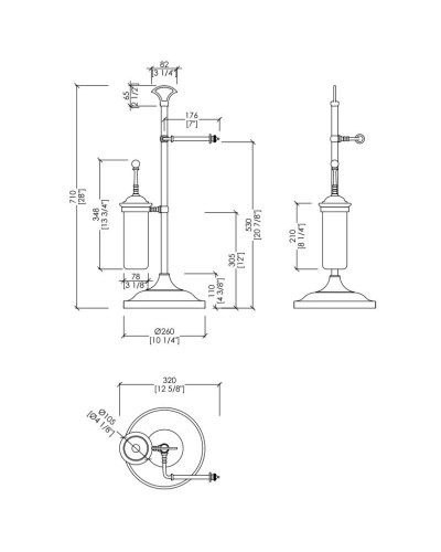 Комплект для туалета Devon&Devon Single SL12CR