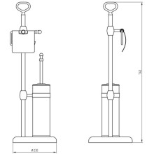 Комплект для туалета Migliore Mirella 17303