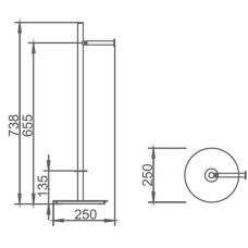 Комплект для туалета AltroBagno AltroBagnoFS083306Cr