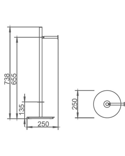 Комплект для туалета AltroBagno AltroBagnoFS083306Cr