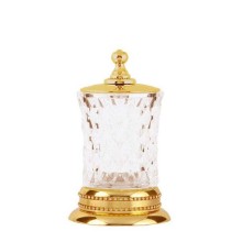 Стакан для ватных дисков Boheme Imperiale 10415 Золото