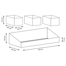 Набор корзин WasserKRAFT Rhin WB-440 Set Светло-коричневый