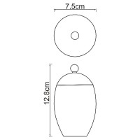 Контейнер для хранения WasserKRAFT Ruwer K-6779 Хром