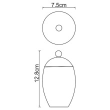 Контейнер для хранения WasserKRAFT Ruwer K-6779 Хром