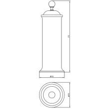 Контейнер для хранения Migliore Provance 17697 Золото Белый