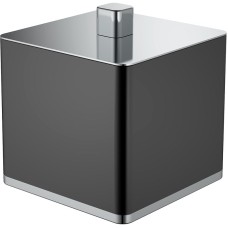 Диспенсер для ватных дисков Boheme 10964-B-CR Черный Хром