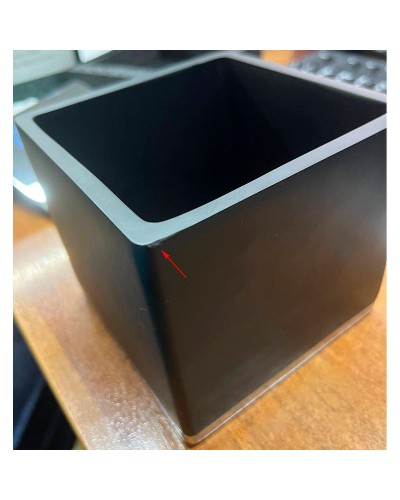 Диспенсер для ватных дисков Boheme 10964-B-CR Черный Хром