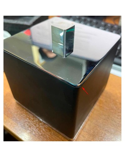 Диспенсер для ватных дисков Boheme 10964-B-CR Черный Хром