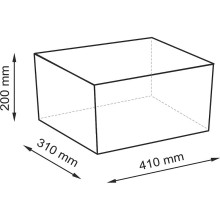Корзина для аксессуаров WasserKRAFT Weida WB-310-L Бежевая