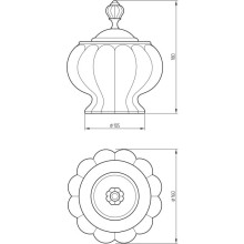 Баночка Migliore Olivia ML.OLV-60.627.DO.DO