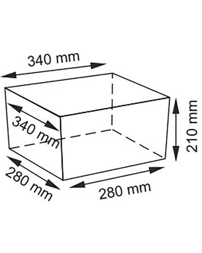 Корзина для аксессуаров WasserKRAFT Kammel WB-180-M Темно-кремовая
