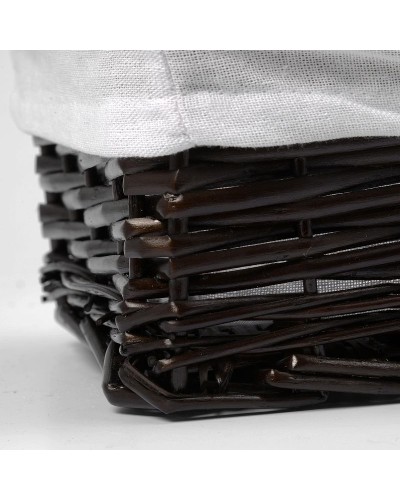 Корзина для аксессуаров WasserKRAFT Lossa WB-120-S Темно-коричневая