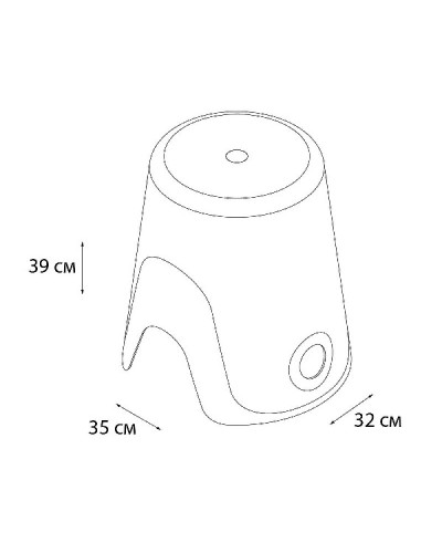 Корзина для белья Fixsen Wendy FX-7073-49 Фиолетовая