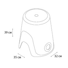 Корзина для белья Fixsen Wendy FX-7073-02 Белая