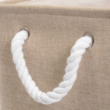 Корзина для белья WasserKRAFT Aisch WB-550-M Бежевая