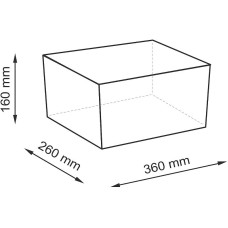 Корзина для белья WasserKRAFT Aisch WB-550-M Бежевая