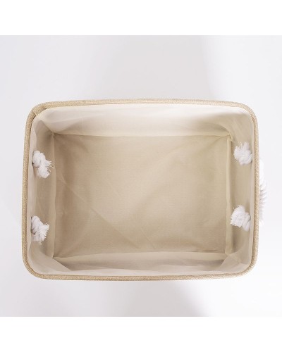 Корзина для белья WasserKRAFT Aisch WB-550-S Бежевая