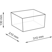 Корзина для белья WasserKRAFT Aisch WB-550-S Бежевая