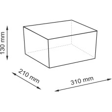 Корзина для белья WasserKRAFT Aisch WB-550-S Бежевая