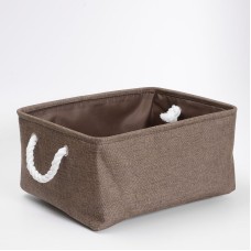 Корзина для белья WasserKRAFT Abens WB-220-M Темно-коричневая