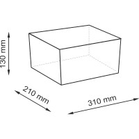 Корзина для белья WasserKRAFT Abens WB-220-S Темно-коричневая