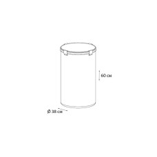 Корзина для белья Fixsen Eco Style FX-1031B Бежевая