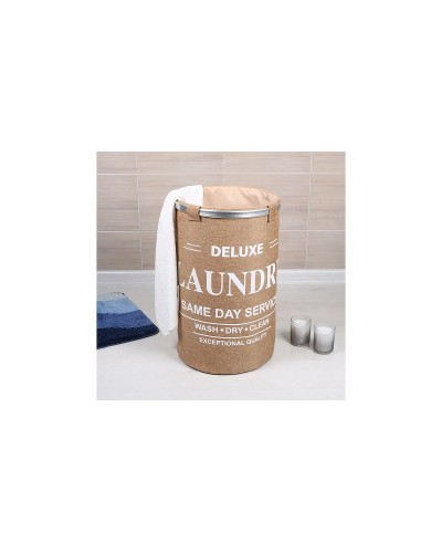 Корзина для белья Fixsen Eco Style FX-1032 Бежевая