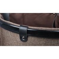 Корзина для белья Fixsen Eco Style FX-1034 Коричневая